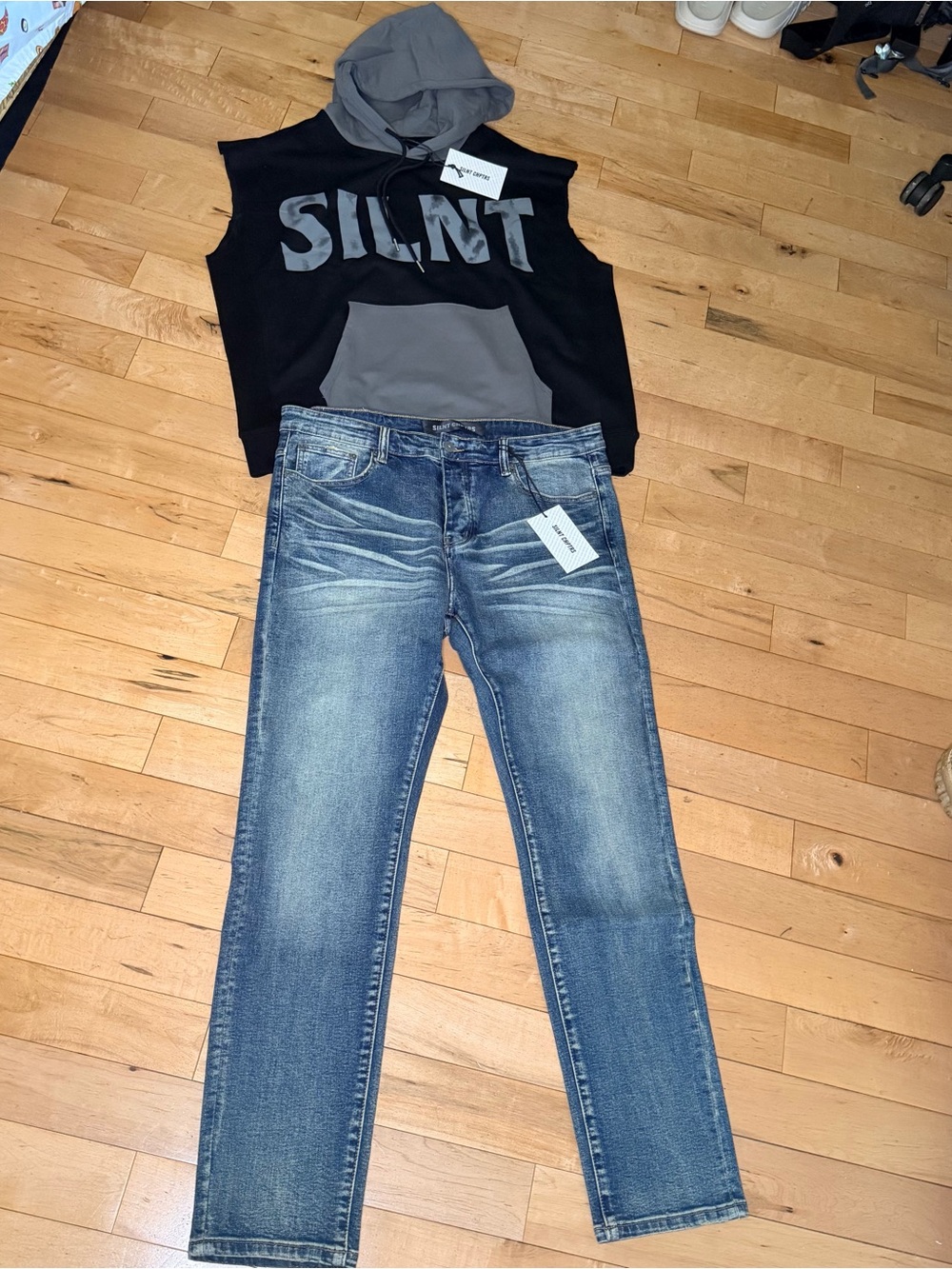 silnt chpts  hoody xxl + Jean 38 bundle